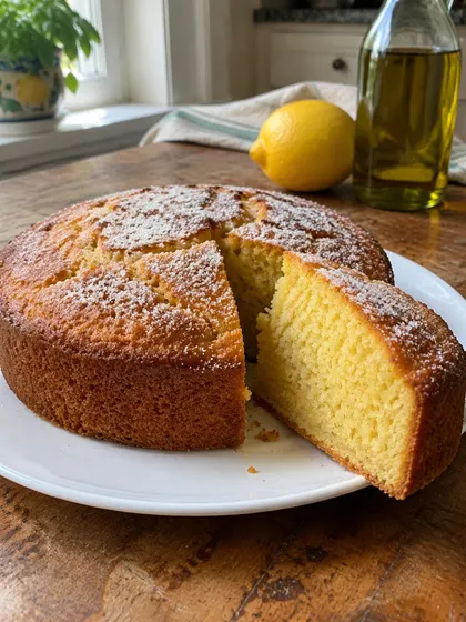 Olive oil cake