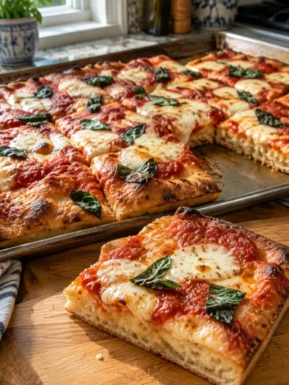 Pizza in teglia, Roman sheet-pan pizza